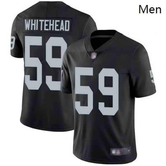 Raiders 59 Tahir Whitehead Black Team Color Men Stitched Football Vapor Untouchable Limited Jersey